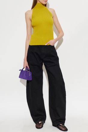 Alaia High-waisted Jeans, Womens, Black