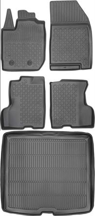 OEM Dacia Duster Suv De 2018 (juego) - Alfombrillas Para Coche + Alfombrilla Para Maletero