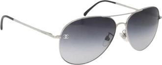 Chanel Occhiali da sole in metallo Pre-owned - - Pre-owned - Donna - Grigio - ONE SIZE