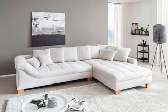 Mr. Couch Ecksofa »Bologna, L-Form, mit Kaltschaum« bis 140 kg pro Sitzplatz belastbar
