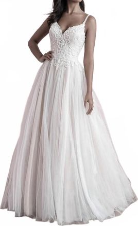 Allure Bridals A-Line Wedding Gown In Ivory