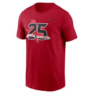 Nike Houston Texans 25th Season Nike Mens NFL T-Shirt in Red | N1996DL9H-TMU