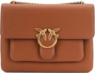 Pinko Love schoudertas - Bruin