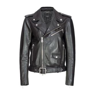 Women's Pinko Leather Jackets - up to −80% | Stylight