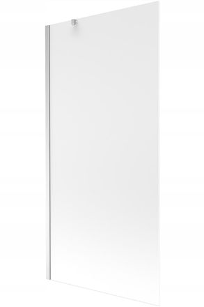 Desconocido Desconocido - Mampara De Ba&ntilde;era 1 Hoja Vidrio Opaco, 90x150 Cm, Perfil Cromo