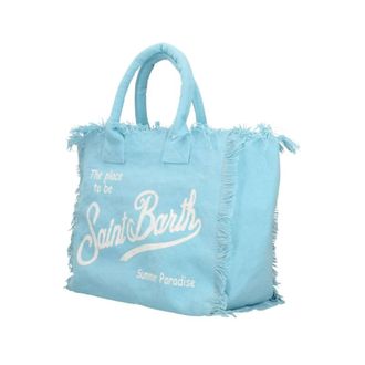 MC2 Saint Barth Tote Bags, female, Blue, Size: ONE SIZE Vanity Shoulder Bag