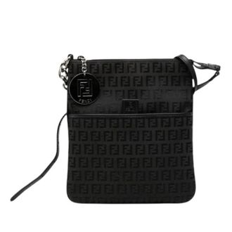 Fendi Pre-owned Cross Body Bags, female, Black, Size: ONE SIZE Pre-owned Vintage Crossbody Bag