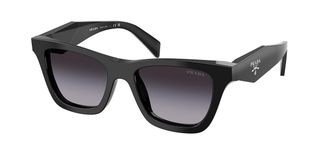 Prada PR C07SF Asian Fit 16K90A Womens Sunglasses Black Size 52