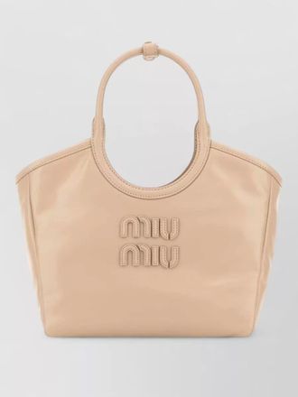 Miu Miu ivy leather handbag top handles shoulder