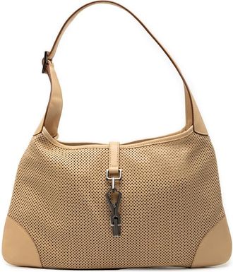 Gucci Pre-owned Gucci Perforated Calfskin Jackie Hobo Ladies 28628 002113