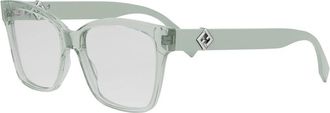 Fendi Fe 50117I Optisch Montuur - unisex - Brillen - Groen - ONE Size - Accessoires