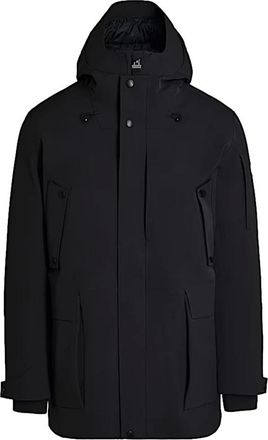 AlphaTauri Jassen, Heren, Zwart, M, Zwarte Jas Aw 25 Minimalistisch Ontwerp