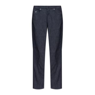 Emporio Armani Tapered Leg Jeans - Heren - Slim Fit Jeans - Blauw - W29 - Katoen - Jeans