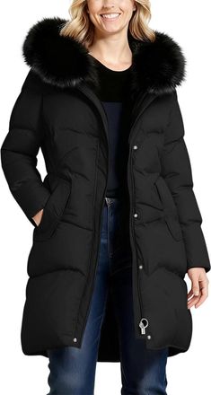 Generic Womens Coats Winter Jackets for Women UK Ladies Fashion Longline Warm Winter Coat Long Sleeve Hooded Down Waterproof Jacket Warm up Outfits Clothing Q