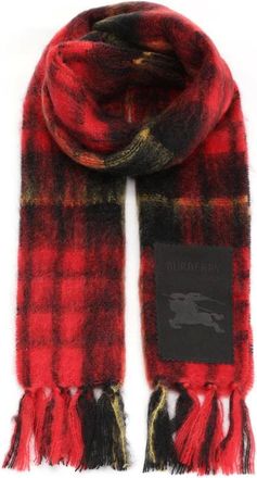 Burberry Accessoires, unisex, Rood, ONE Size, Scarves