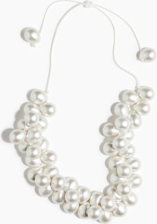 H&M Halskette mit Kunstperlen - White