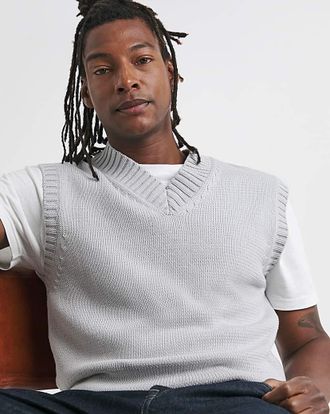 Jacamo Grey Cricket Vest