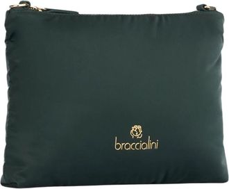 Braccialini Beth Puffy Clutch - Dames - Clutches - Groen - ONE Size - Tassen