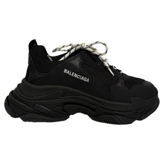 Balenciaga Pre-owned Mens Triple S Sneakers in Black - Size UK 9