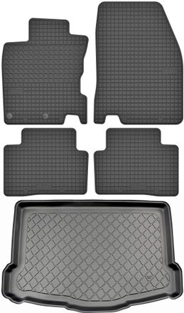 OEM Nissan Qashqai Ii J11 Crossover De Febrero De 2014 A 2021. Juego De Alfombrillas De Goma Para Coche Y Alfombrilla Para Maletero