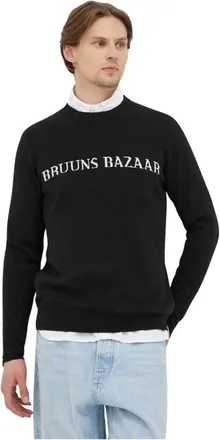 Bruuns Bazaar Uomo, Maglie, Nero, L, new