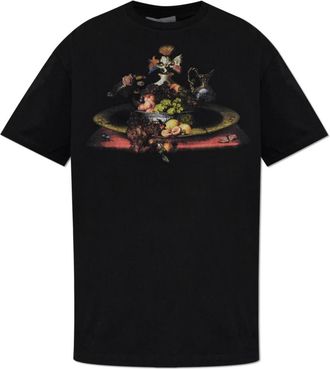 Vivienne Westwood Still Life T-shirt - unisex - T-shirts - Zwart - M - Katoen - Tops