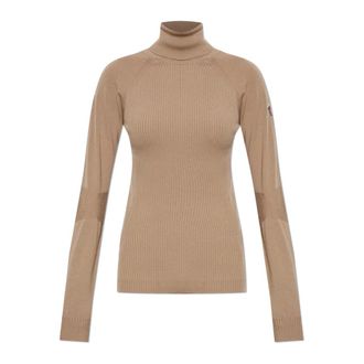 Moncler Turtlenecks, female, Beige, Size: S Apres-Ski