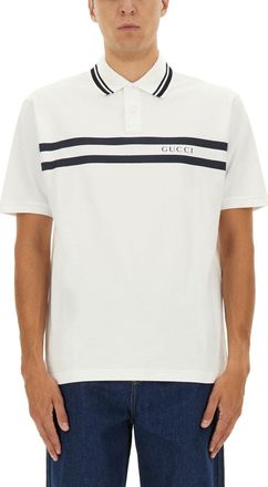 Gucci Cotton Pique Polo Shirt-Uomo