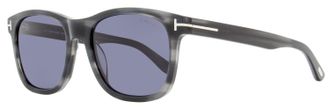 Tom Ford Mens Eric-02 Sunglasses TF595 20A Gray Horn 55mm