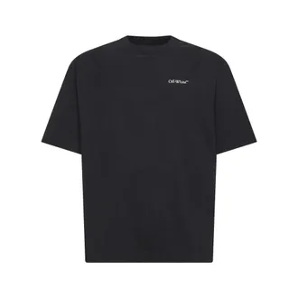 Off-white T-Shirts, male, Black, Size: 3XL Half Arrow Skate Logo T-Shirt