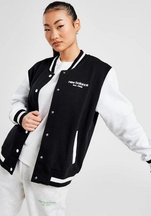 New Balance Varsity-bomberjack voor dames in zwart