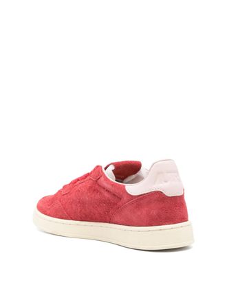 Autry Womens Sneaker Red Suede Rubber Sole
