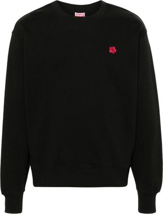 Kenzo Black Long Sleeves Logo Sweatshirt