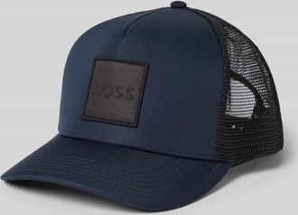 HUGO BOSS Basecap mit Label Patch Modell ELLIOT-PL in Marine, Größe 1