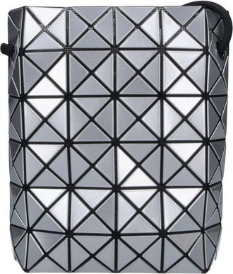 Bao Bao Issey Miyake Silver Wring PVC Geometric Panel Bucket Bag