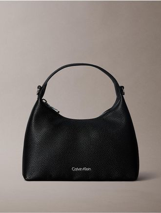 Calvin Klein Womens Webbing Strap Small Crossbody Bag - Black