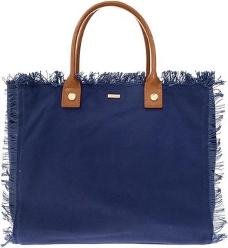Melissa Odabash Handtassen - Dames - Handtassen - Blauw - ONE Size - Katoen - Tassen