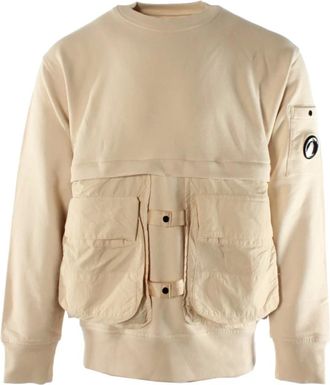 C.P. Company Hombre, Sudaderas, Beige, Talla: L