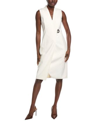 Akris Sleeveless Silk-Blend Midi Dress