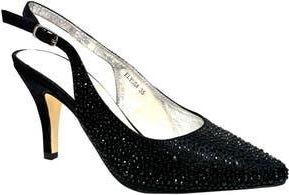 Lady Couture Slingback Pump in Black at Nordstrom Rack, Size 10Us / 41Eu