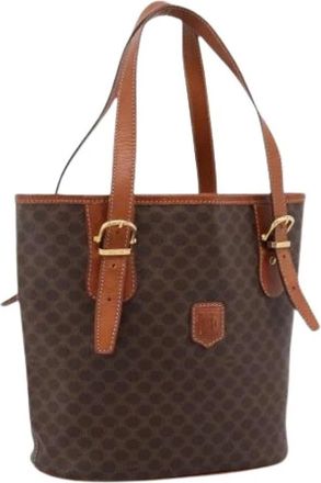 Celine Pre-owned Vintage Tote Bag - Dames - Vintage Shopper - Bruin - ONE Size - Leer - Vintage