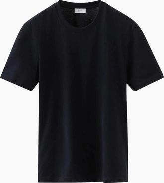 Eton Mens Eton Supima Cotton T-Shirt 28 Navy - Black - Size: 38