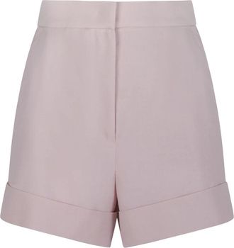 Max Mara Mxmcelebre Shorts - Dames - Bermuda - Roze - 3XS - Wol - Korte Broeken