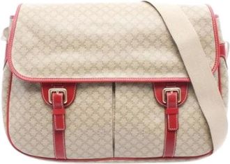 Celine Pre-owned Cross Body Bags, female, Beige, Size: ONE SIZE Pre-owned Vintage Shoulder Bag
