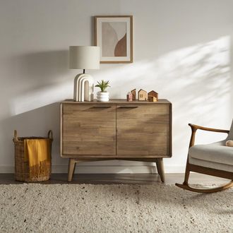 Castlery Wooden Sideboard | Seb by Castlery, Brown, Mid-Century Style