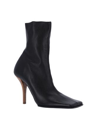 Alaia Womens Boots Black Lamb Leather