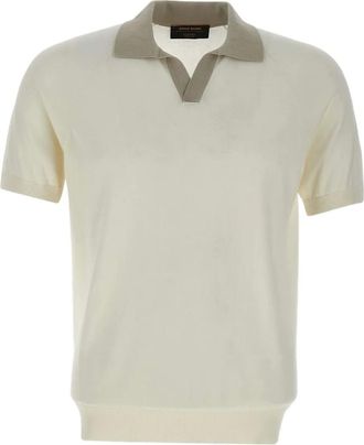 Gran Sasso jersey polo shirt - men - Cotton - 50 - Neutrals