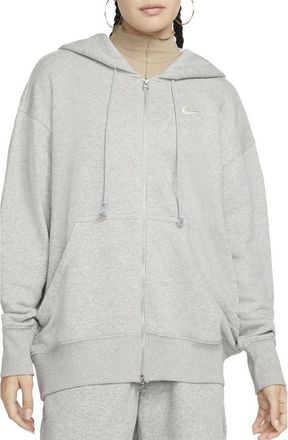 Nike Sportswear Phoenix Fleece Full Zip Hoodie in 063 D Gr H/sail at Nordstrom, Size Xx-Large
