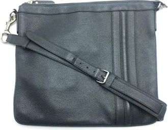 Gucci Pre-owned Leather gucci-bags - Heren - Vintage Schoudertas - Grijs - ONE Size - Vintage