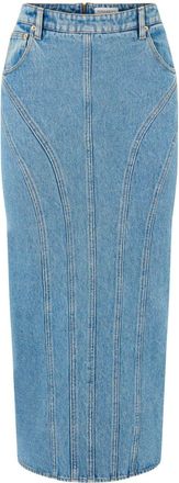 Nina Ricci Rok met vlakken - Blauw